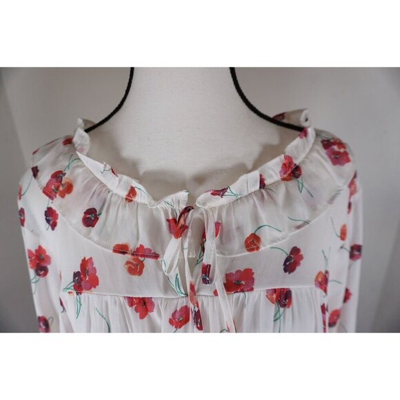 Gap Women's Floral Long-Sleeve Zen Top, Size S - Picture 2 of 15